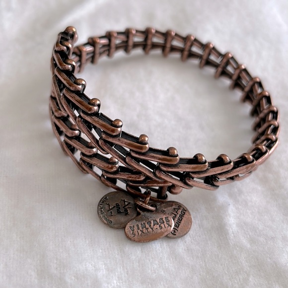 Alex and Ani Wrap Bangle Bracelet, Rose Gold - Picture 2 of 4